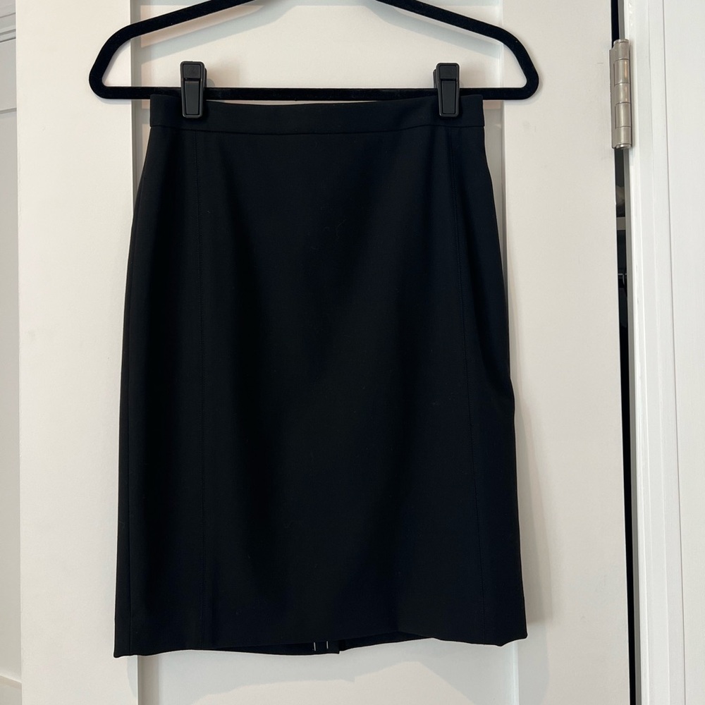 Ann Taylor Black Office Pencil Skirt [Size 00] [NWT]